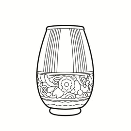 Abat-jour en verre Flower yard