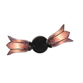 Double spot Black with Gentian Purple