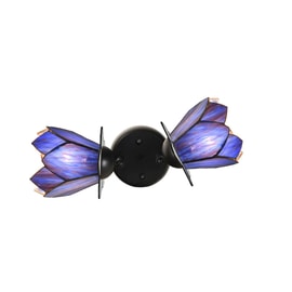 Double spot Black with Blue Lotus
