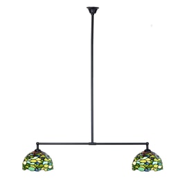 Tiffany T-lamp 2 lichts Hortensia
