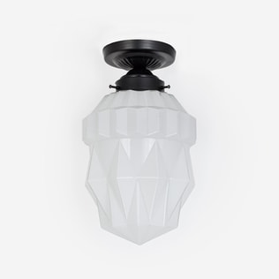 voorbeeld van een van onze Kubistische Lampen
