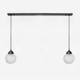 2 x Nouveau Romance on ceiling beam Moonlight