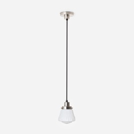 Hängelampe am Kabel Bold 20's Nickel matt