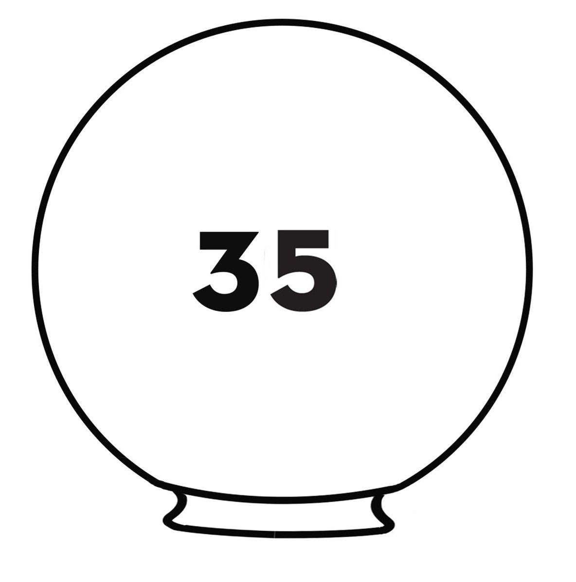 Abat-jour Globe 35 Fit 15