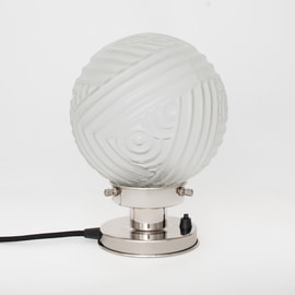 Table Lamp Nouveau Romance 20's Nickel