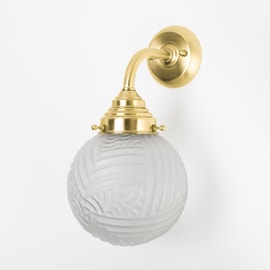 Wall Lamp Nouveau Romance Curve Brass