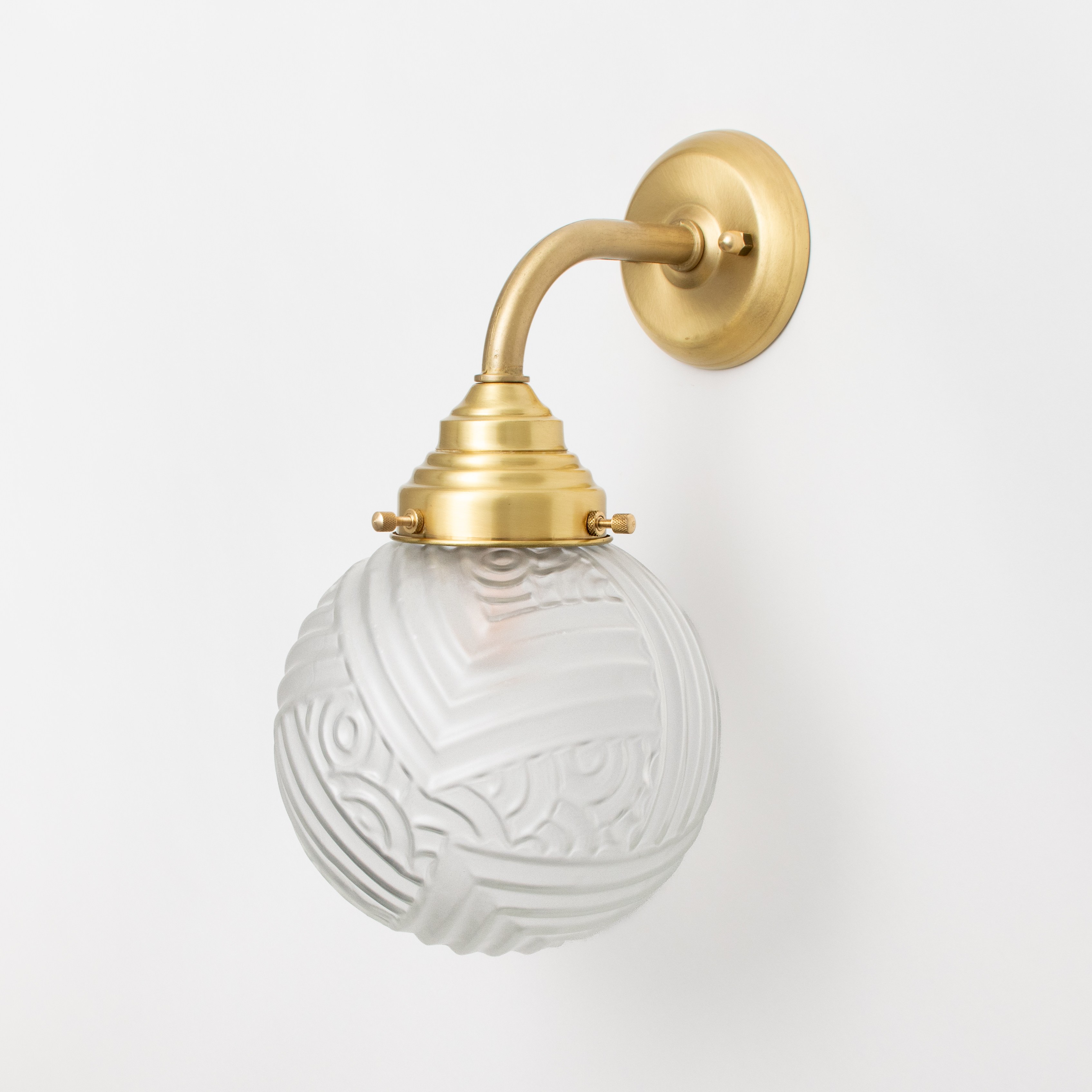 Wall Lamp Nouveau Romance Curve Brass