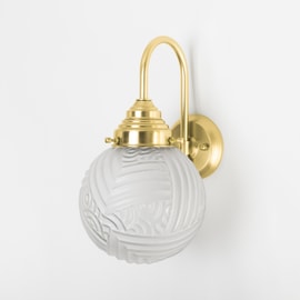Wall Lamp Nouveau Romance Meander Brass