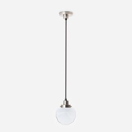 Hängelampe am Kabel Johanna 20's Nickel matt