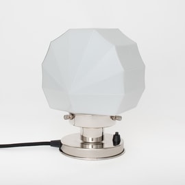 Tischlampe Johanna 20's Nickel