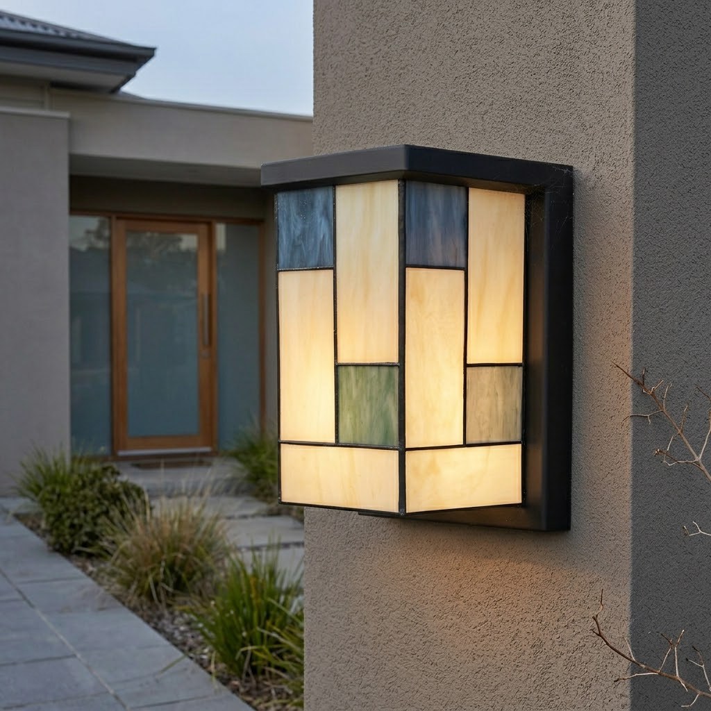 Lampe murale Tiffany Mondrian OUTDOOR
