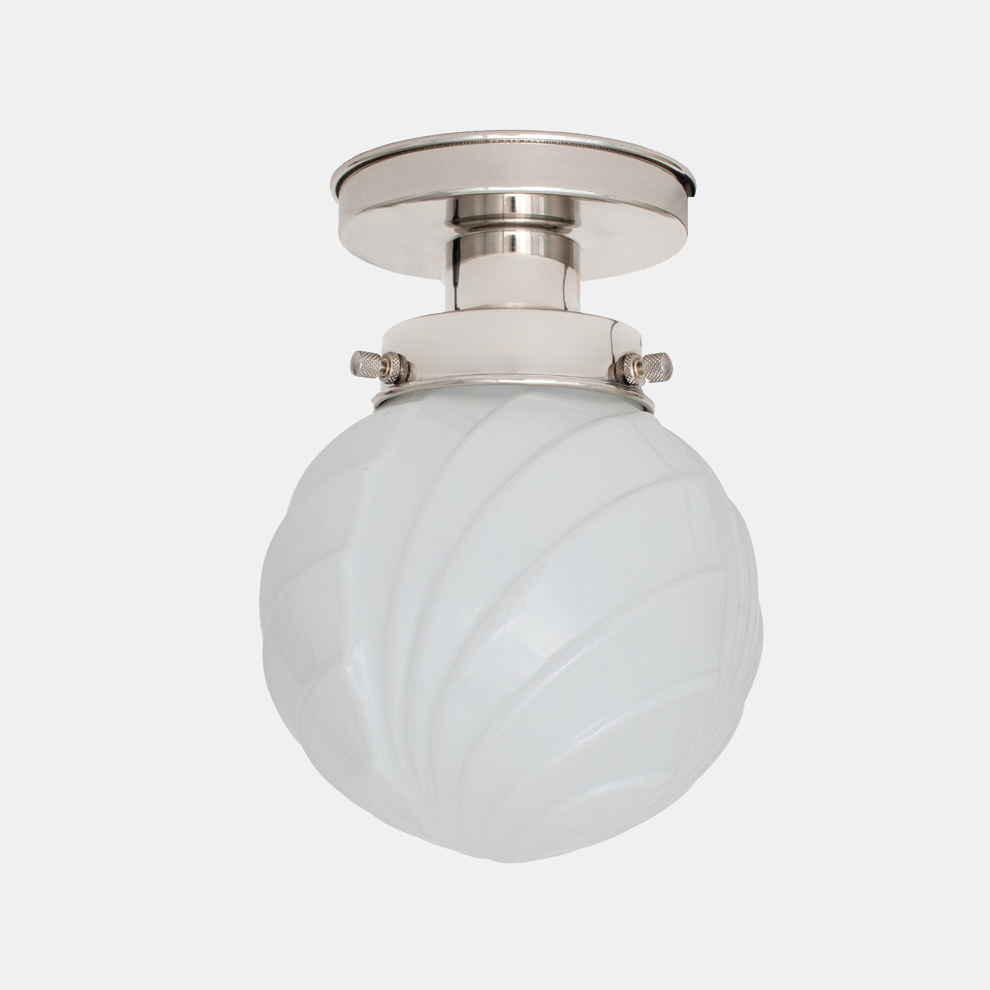 Plafonnier Swingbulb 20's Nickel