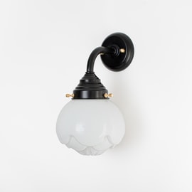 Outdoor lamp - Wall lamp Paeonia Curve Black