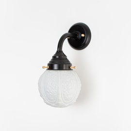 Outdoor lamp - Wall lamp Guimard Flower Curve Black