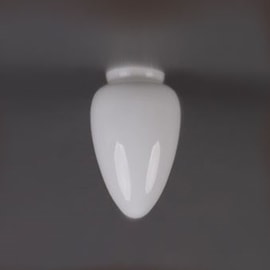 Glaskappe Menhir Opal Klein