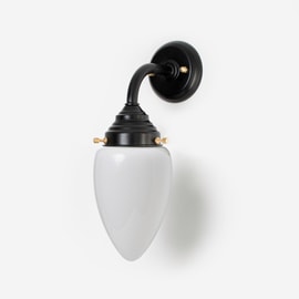 Outdoor lamp - Wall lamp Menhir Small Curve Black