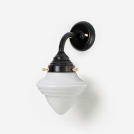 Buitenlamp - Wandlamp Acorn Small Curve Zwart