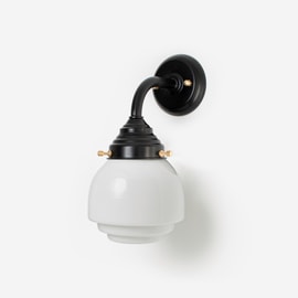 Outdoor lamp - Wall lamp Gispen Plain Curve Black