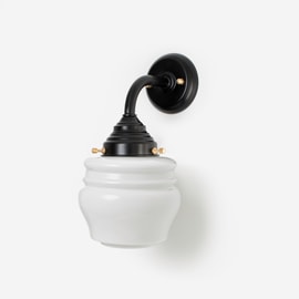 Outdoor lamp - Wall lamp Flower Bud Curve Black