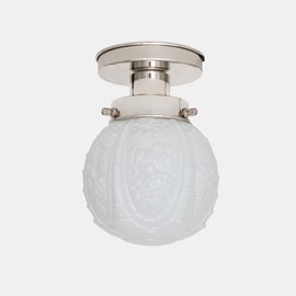 Deckenlampe Guimard Flower 20's Nickel