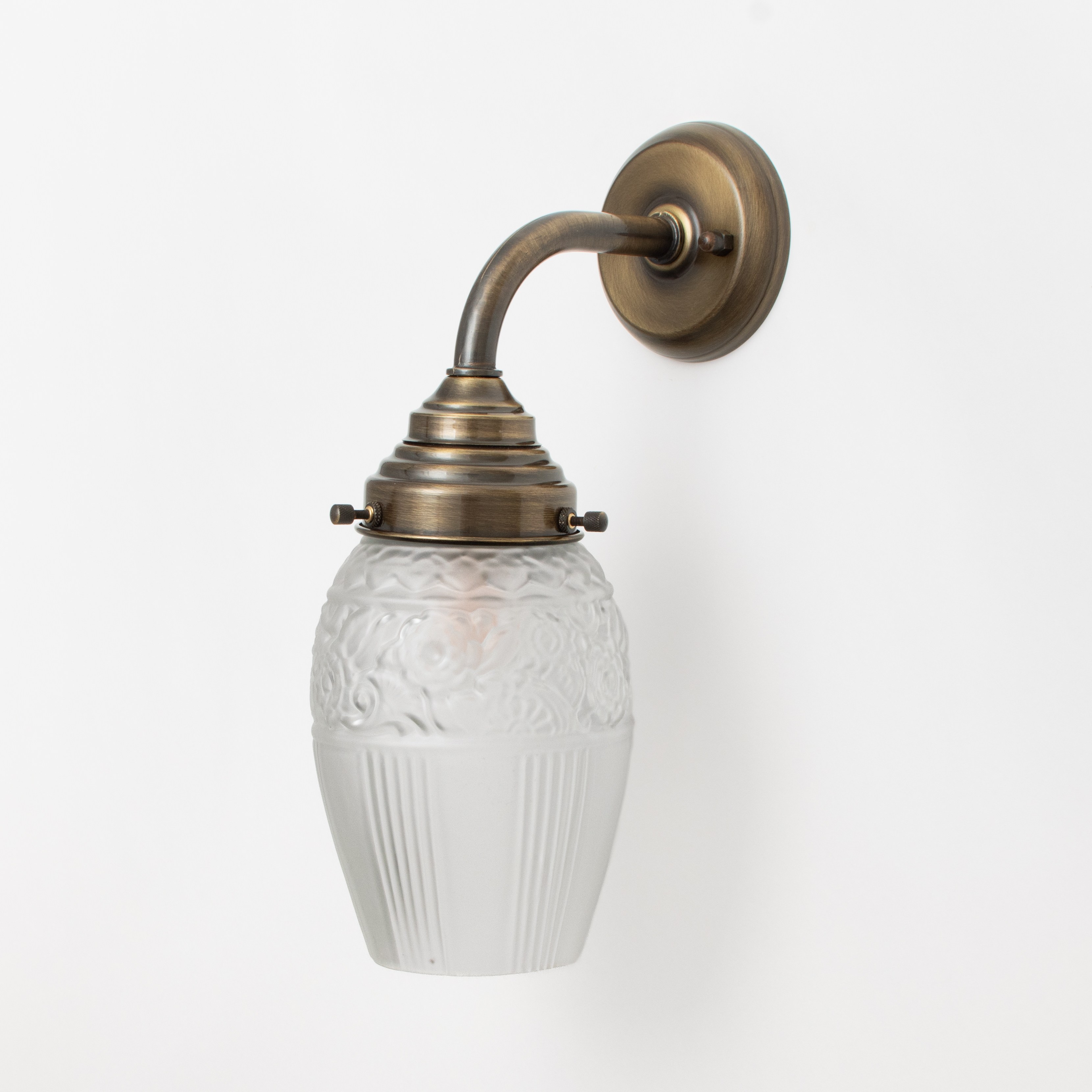 Wandlamp Flower Yard Curve Brons