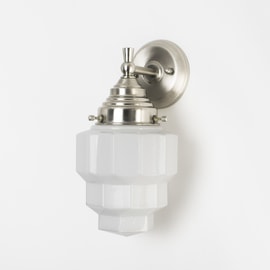 Wandleuchte Empire Royal Mattierd nickel