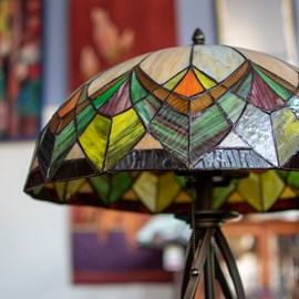 Lampe de table Tiffany Salsa Blossom