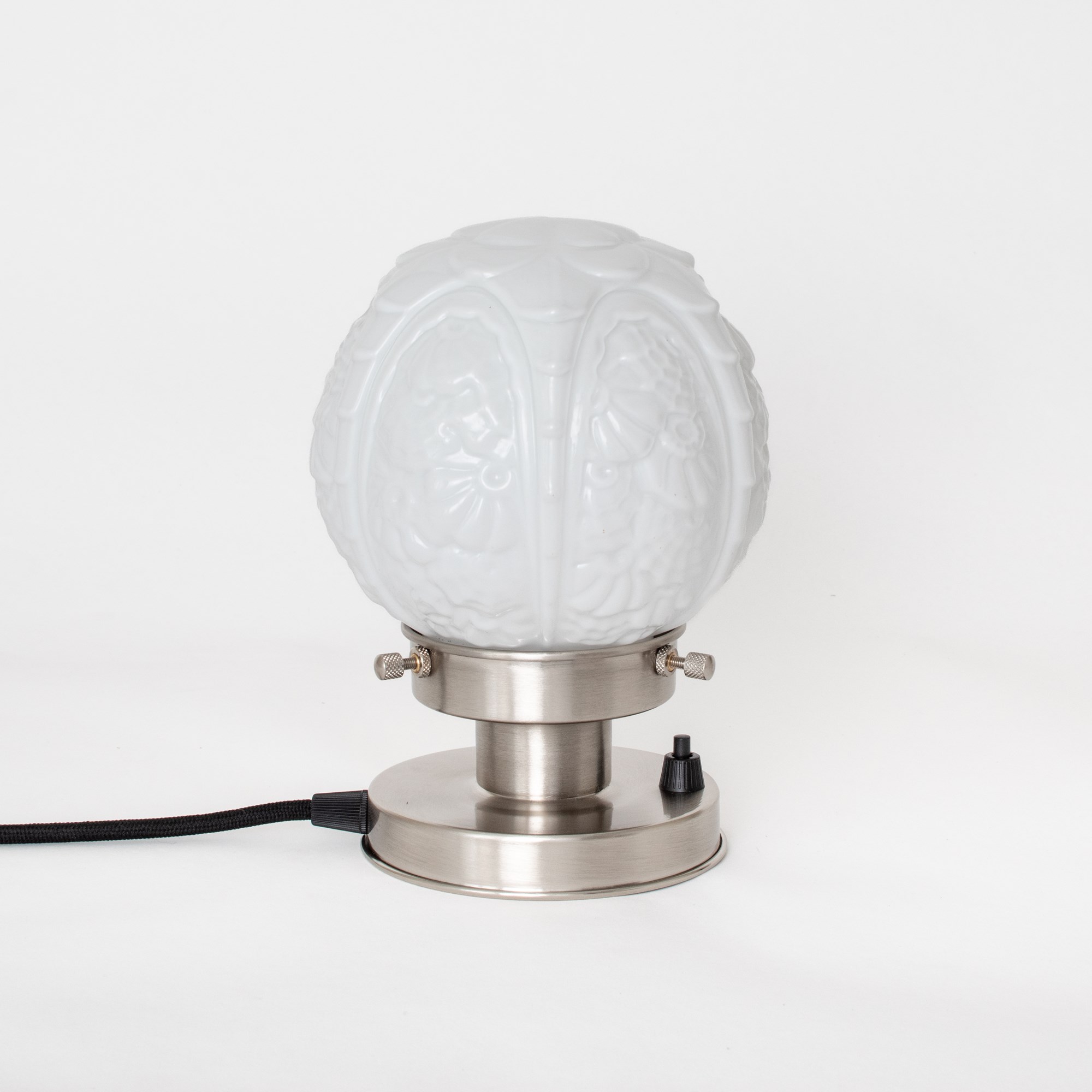 Tischlampe Guimard Flower 20's Mattes Nickel