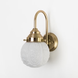 Wall Lamp Guimard Flower Meander Bronze