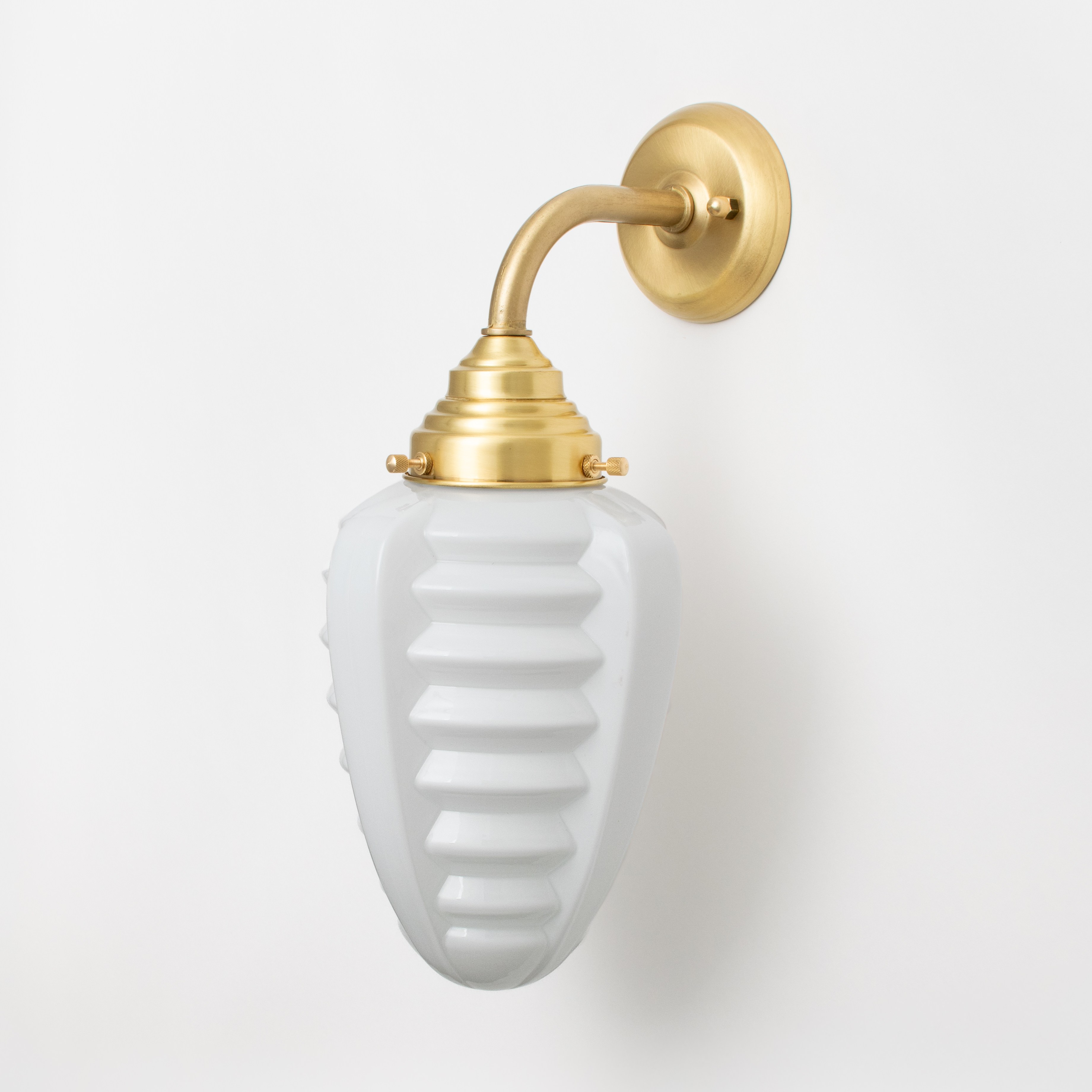 Wandlamp Parole Curve Messing