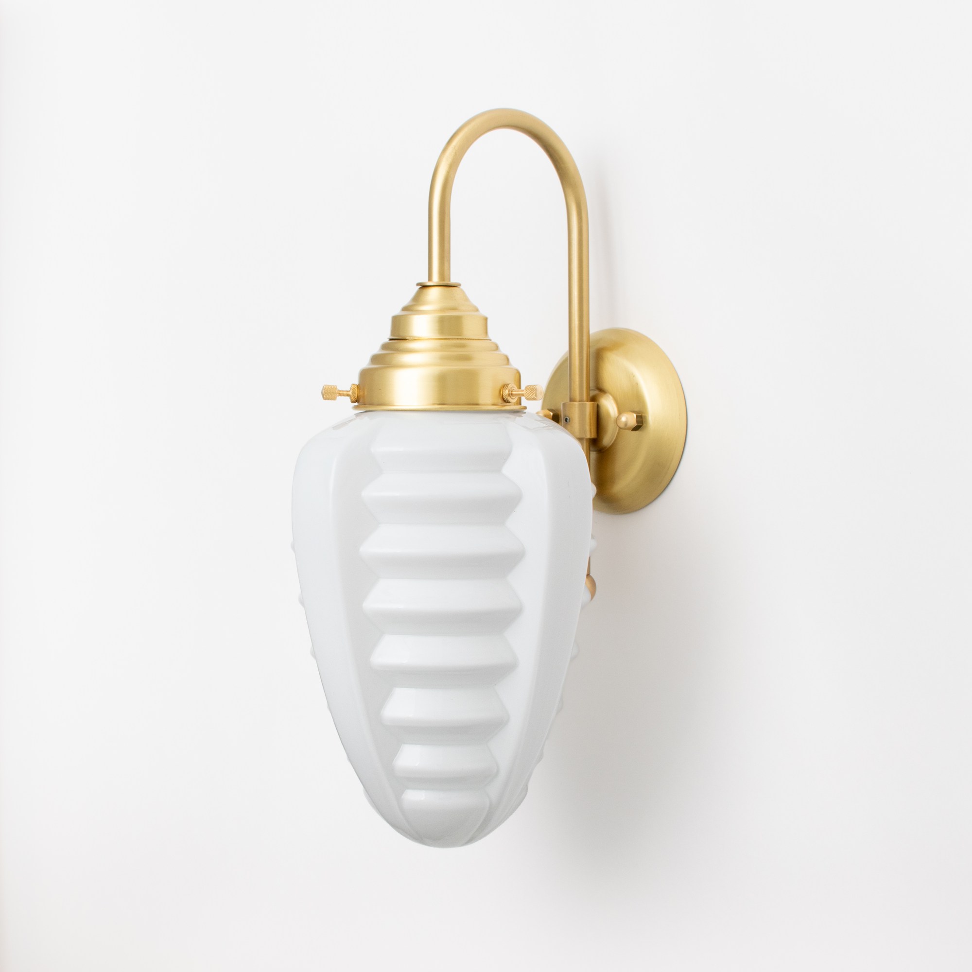 Wandlamp Parole Meander Messing