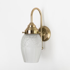 Wall lamp Flower Yard Meander Bronze