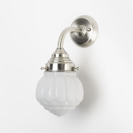 Wall lamp Wassail Curve matted Nickel