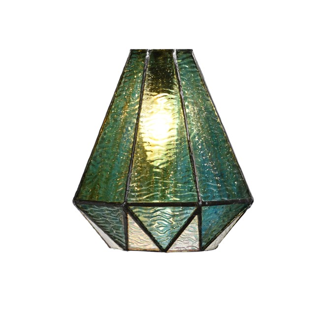 Tiffany Glass Lampshade Arata Green - On