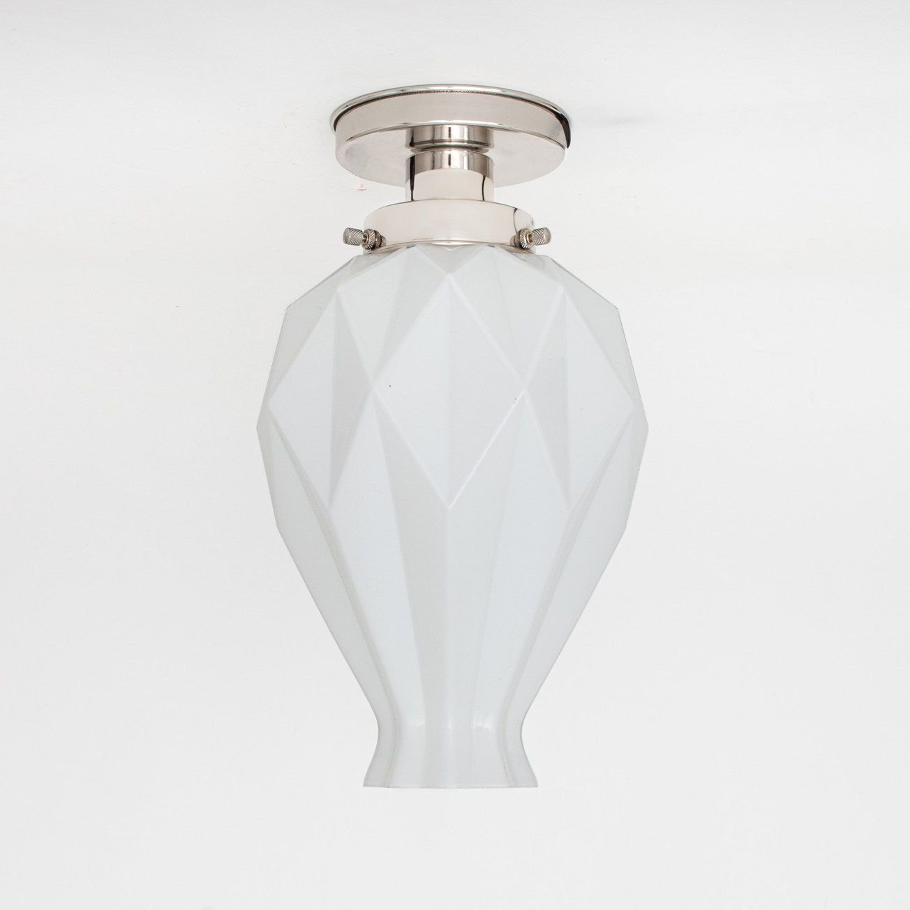 Ceiling Lamp Chicago 20's Nickel