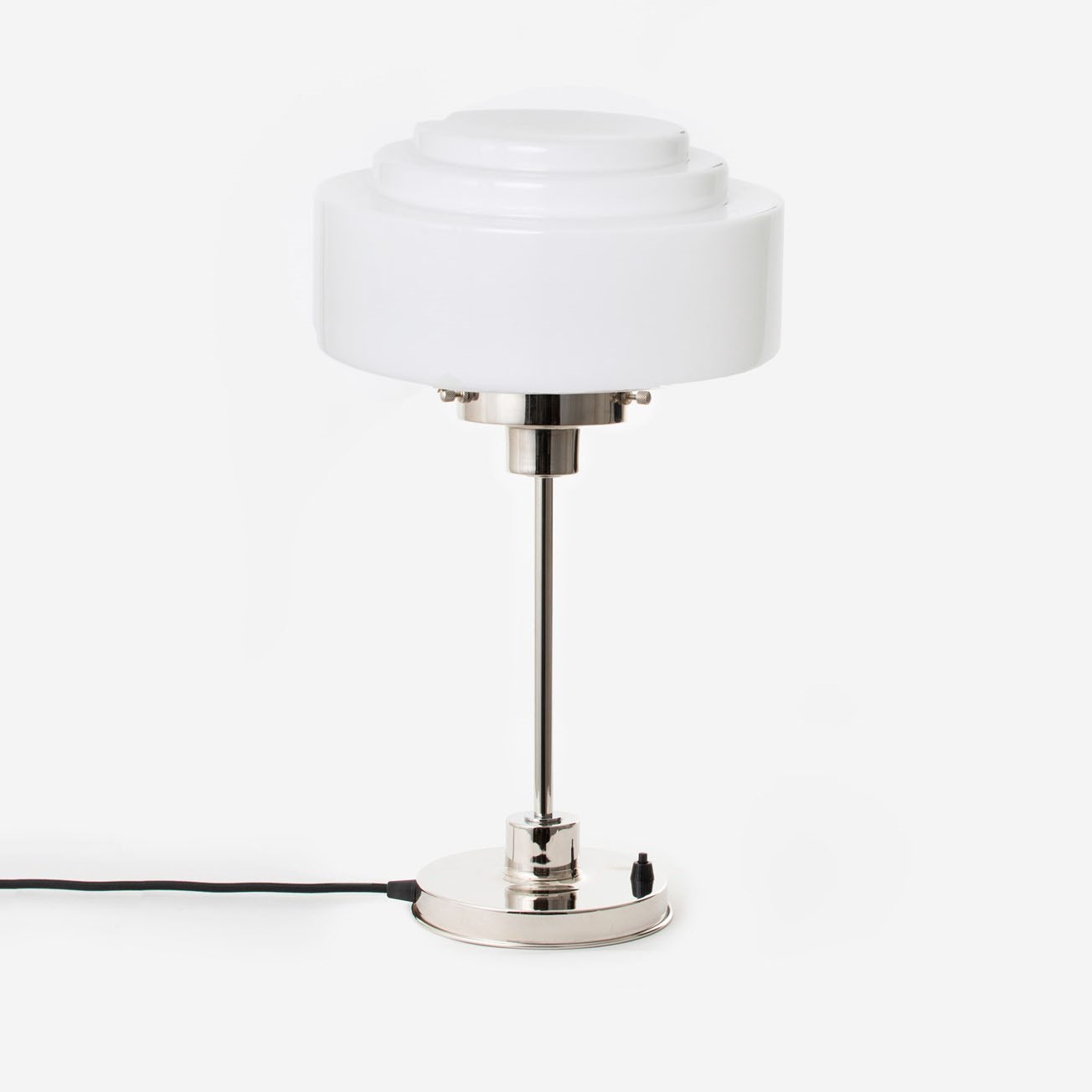 Lampe de table Slim à gradins Ø 25 20's Nickel