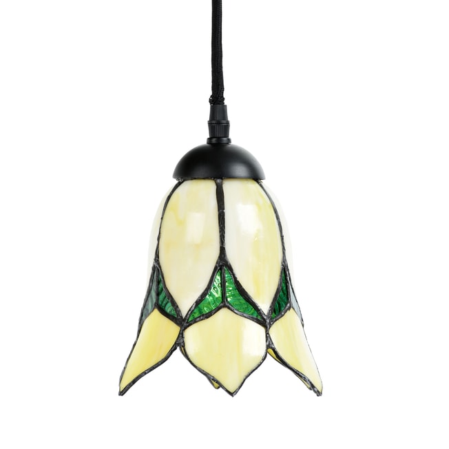 Tiffany Pendant Lamp Lovely Flower Yellow - Off