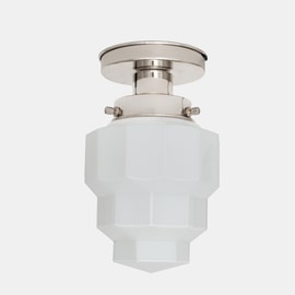 Deckenlampe Empire 20's Nickel