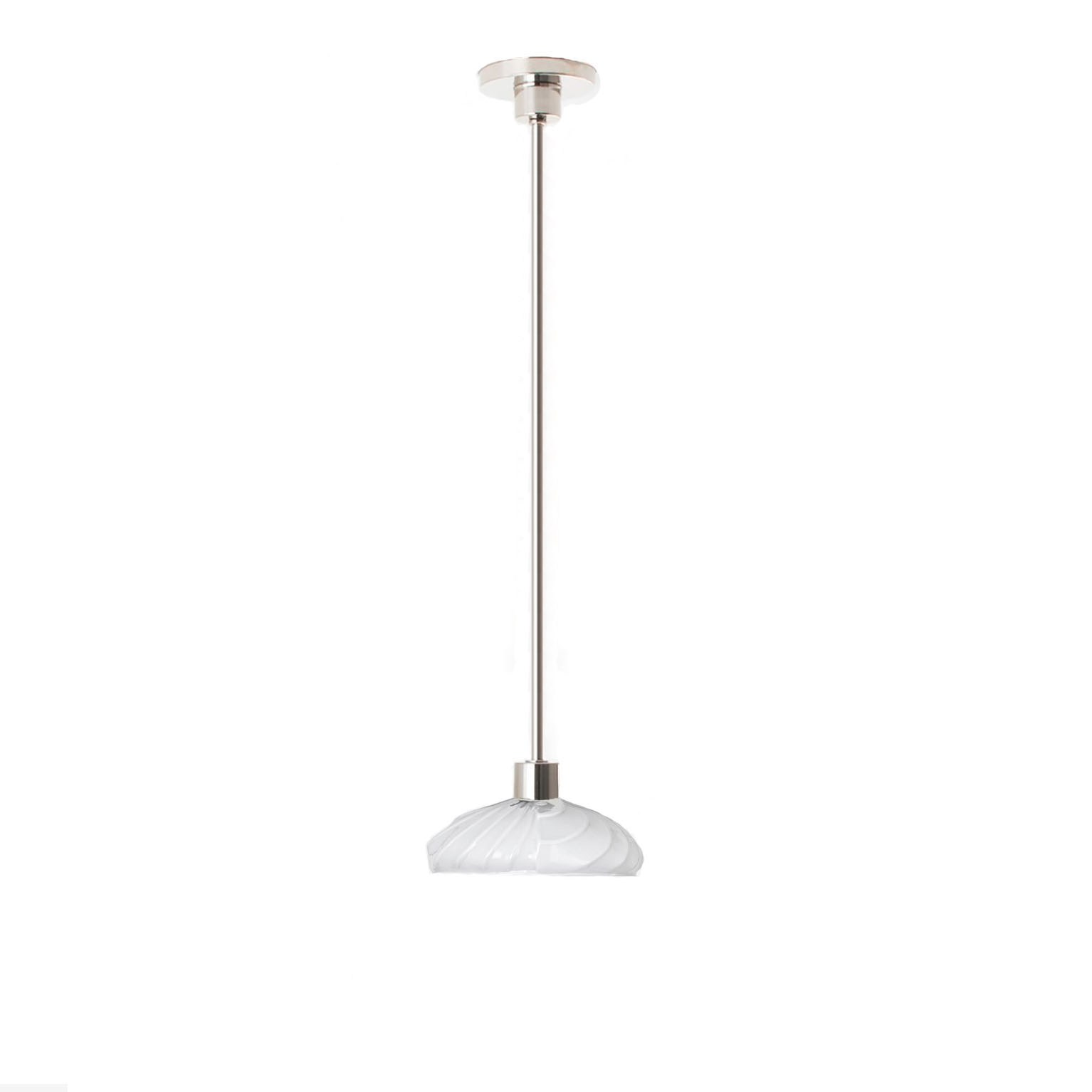 Hängelampe Swingbowl 20er Nickel