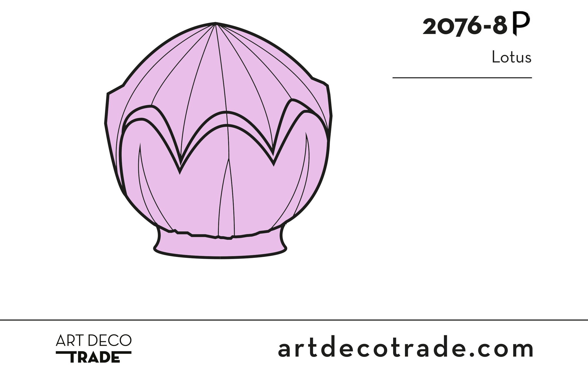 Glaskap Lotus Blush 