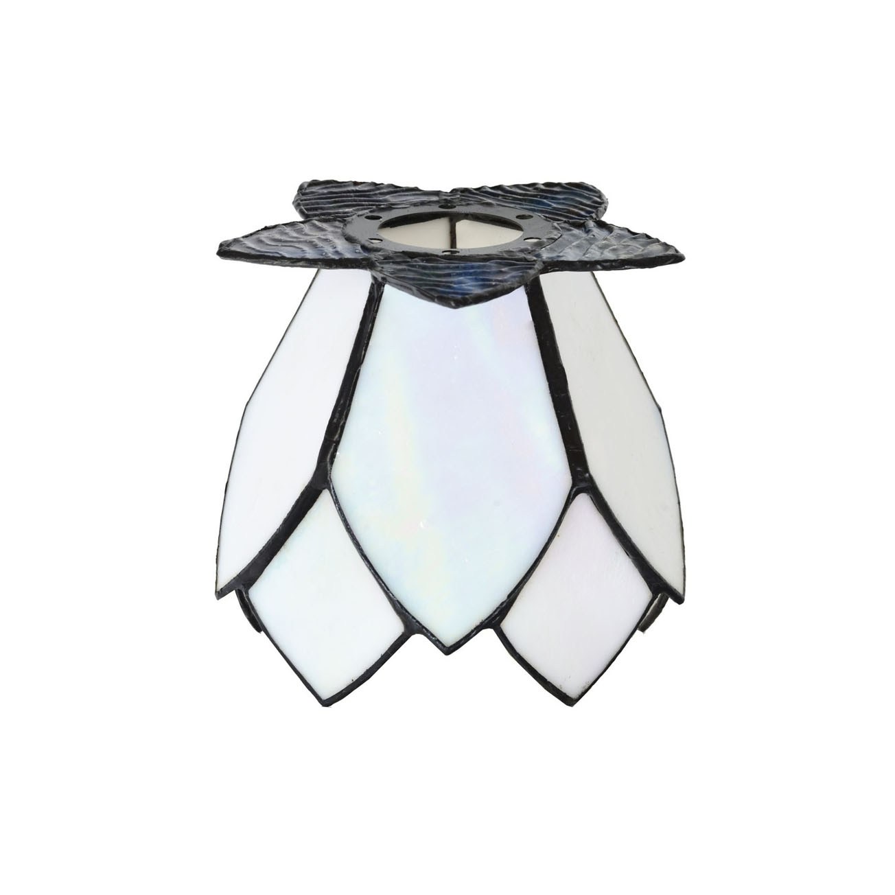 Tiffany Glaskap Lotus White