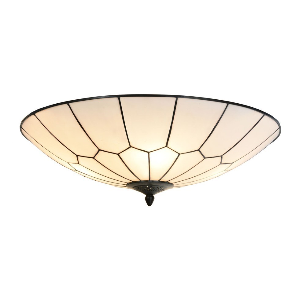 Tiffany French Art Deco Plafonnière Gatsby