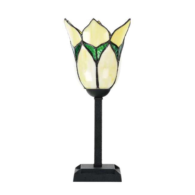 Tiffany Table Lamp Lovely Flower Yellow - Off