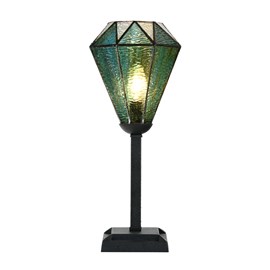 Tiffany Lampe de Table Arata Green