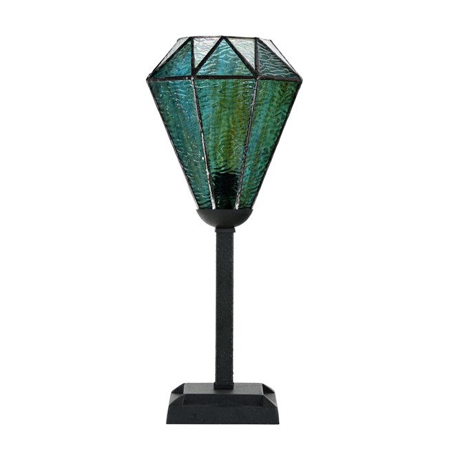 Tiffany Table Lamp Arata Green - Off
