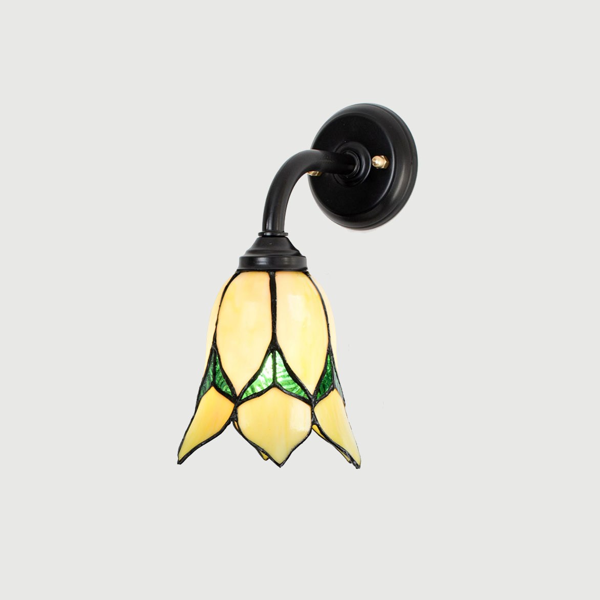 Tiffany Wall Lamp Lovely Flower Yellow OUTDOOR 