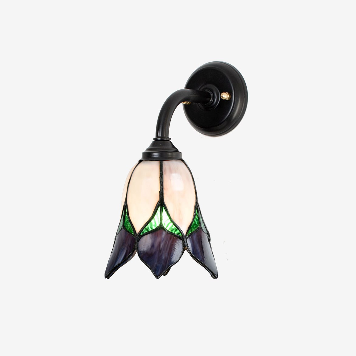 Tiffany Wall Lamp Lovely Flower Purple OUTDOOR