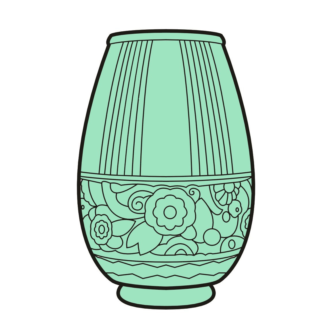 Glaskap Flower Yard Mint
