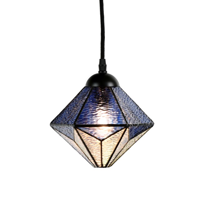 Tiffany Pendant Lamp Akira Blue - On