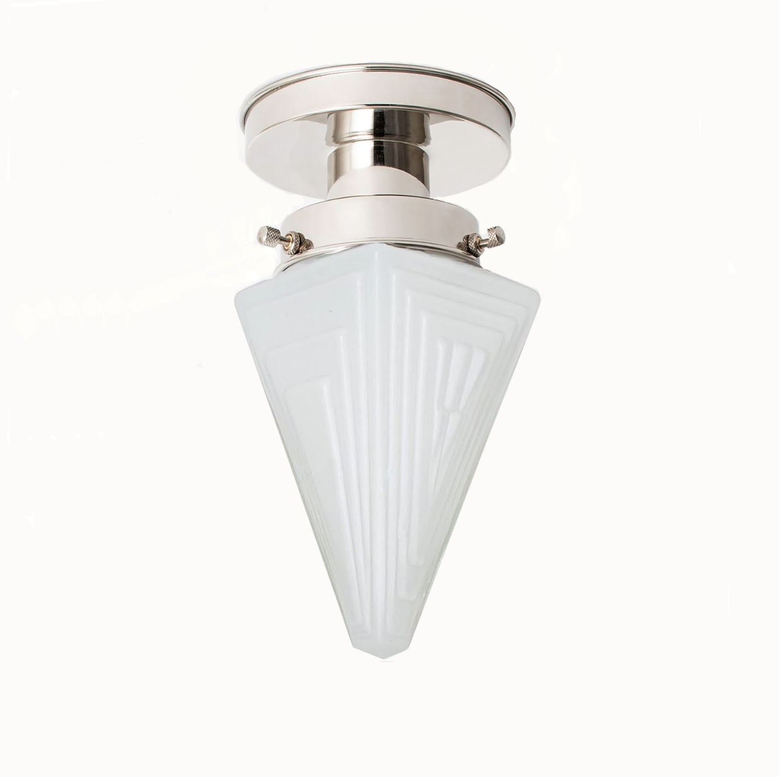 Plafonnière Finisterre Années 20 Nikkel